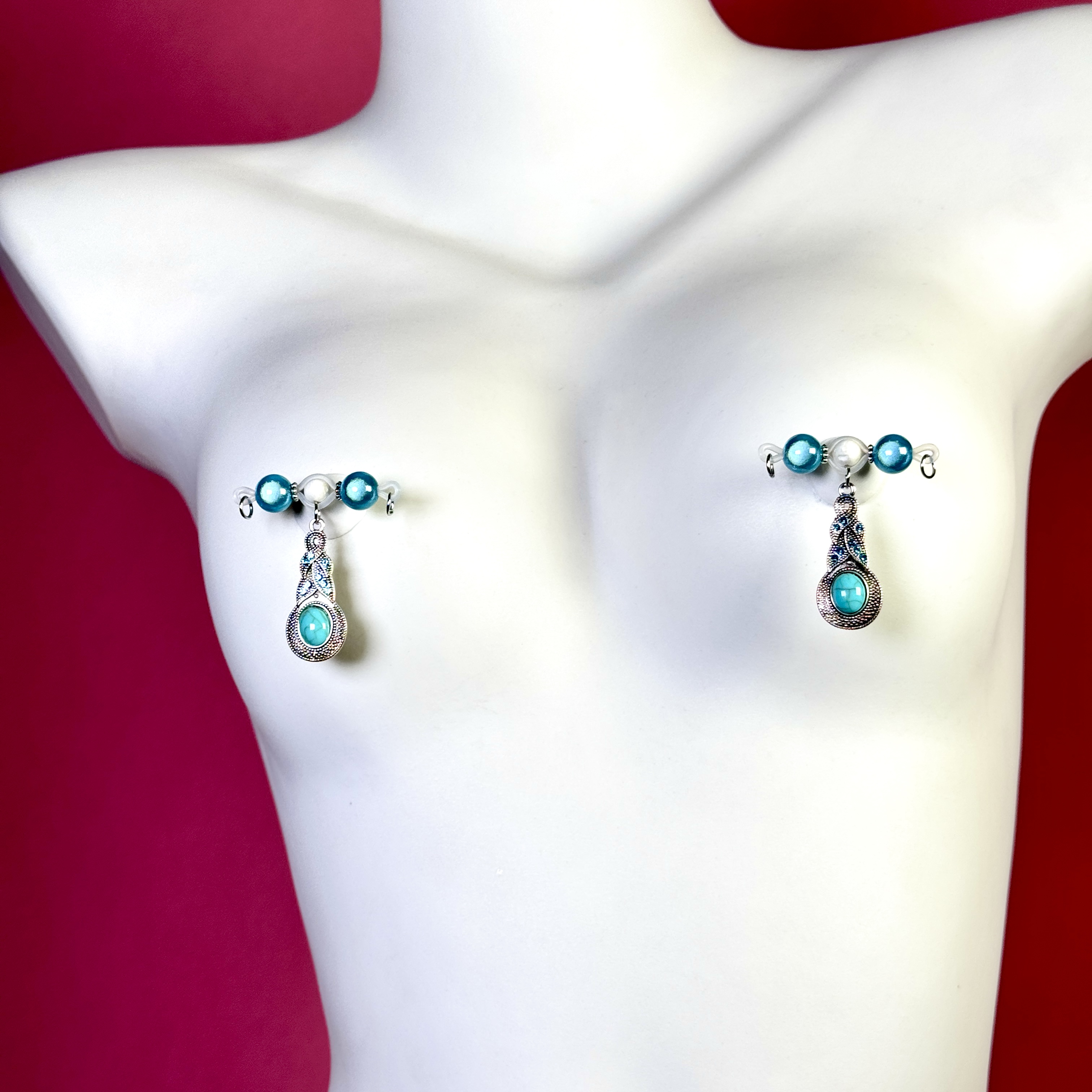Ocean Crystal Nipple Clips