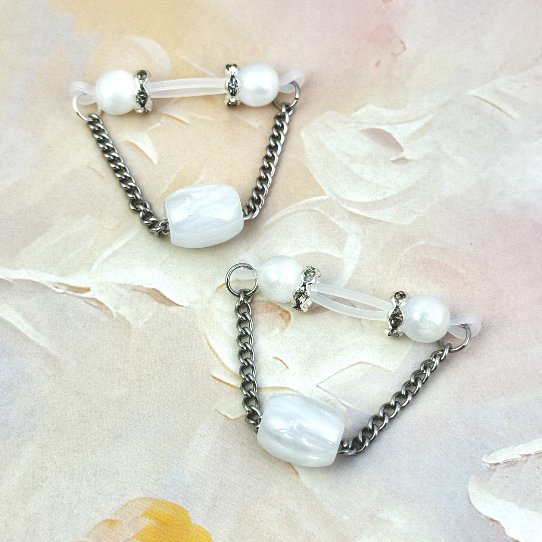 White Jade Energy Clip
