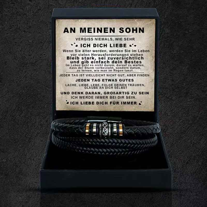 Für meinen Sohn – Armband-Geschenkset „Liebe dich für immer“-Thyye