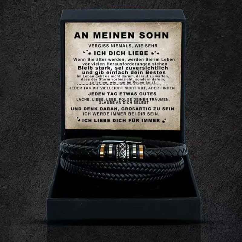 Für meinen Sohn – Armband-Geschenkset „Liebe dich für immer“-Thyye