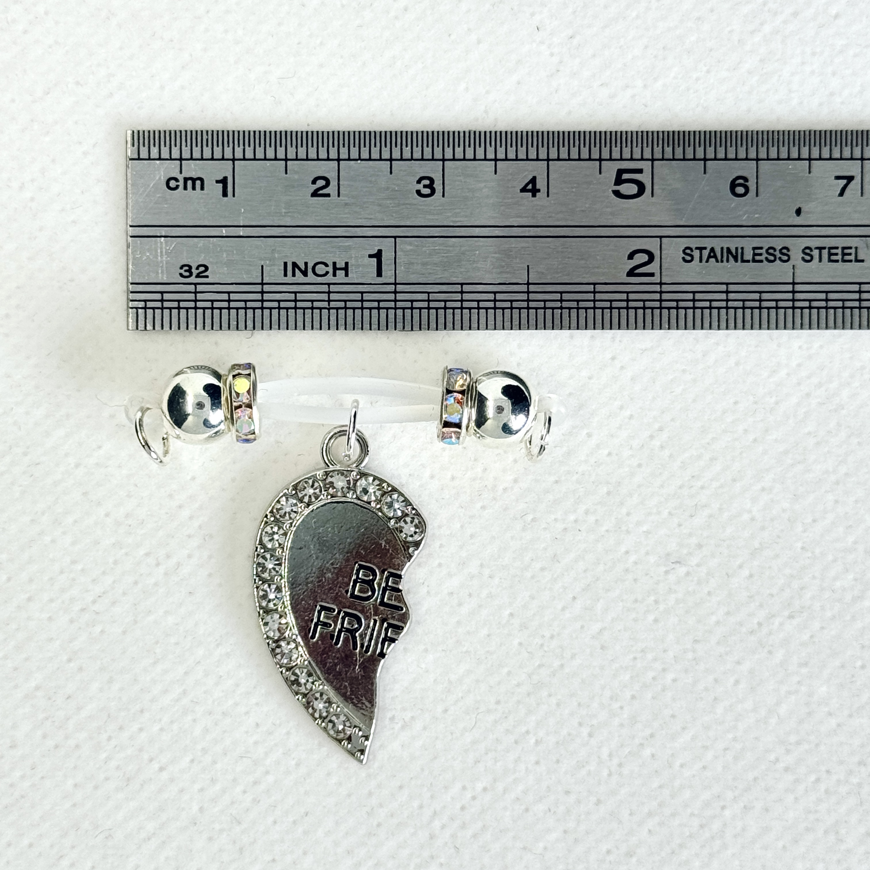 Love Bond Breakable Heart Charm Set