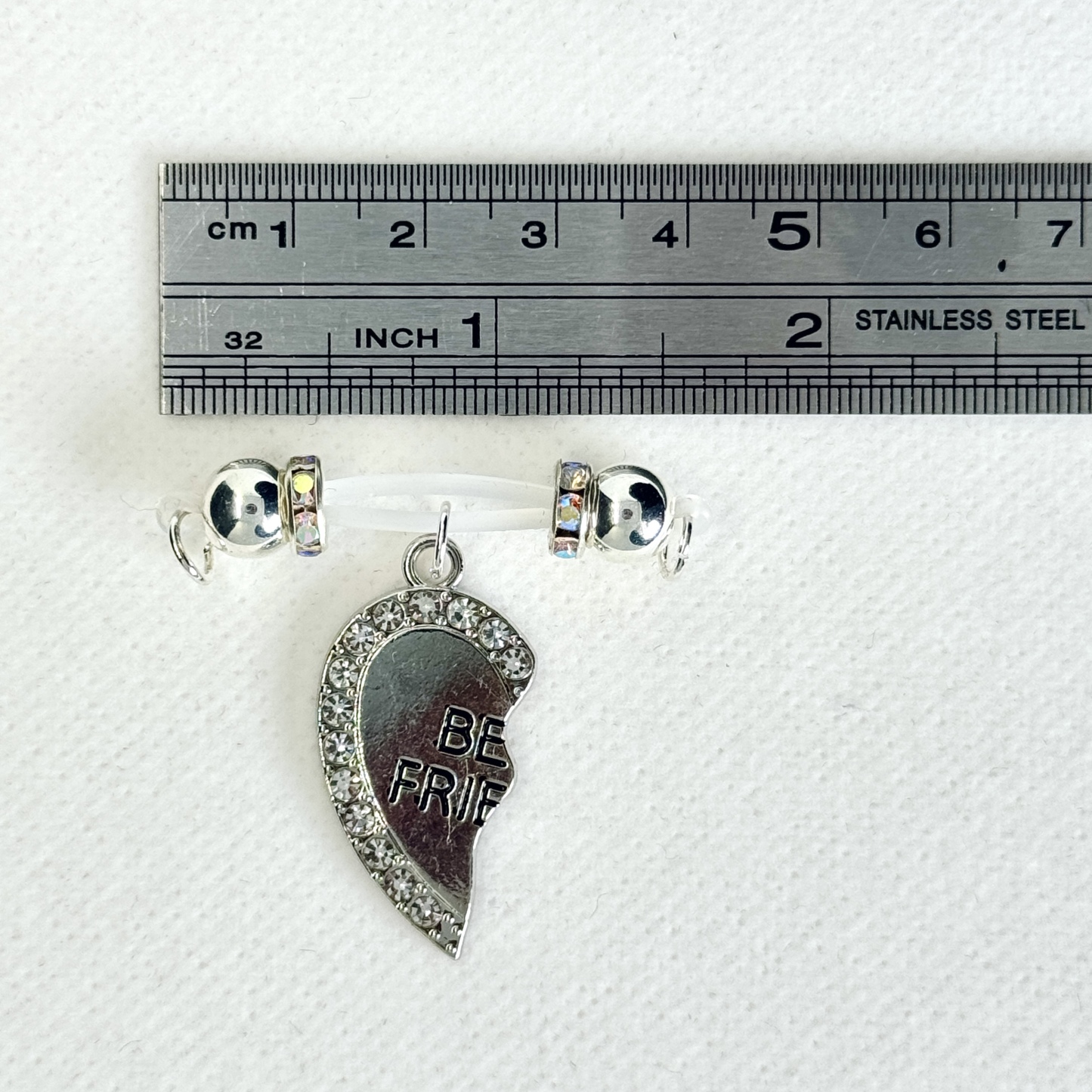 Love Bond Breakable Heart Charm Set