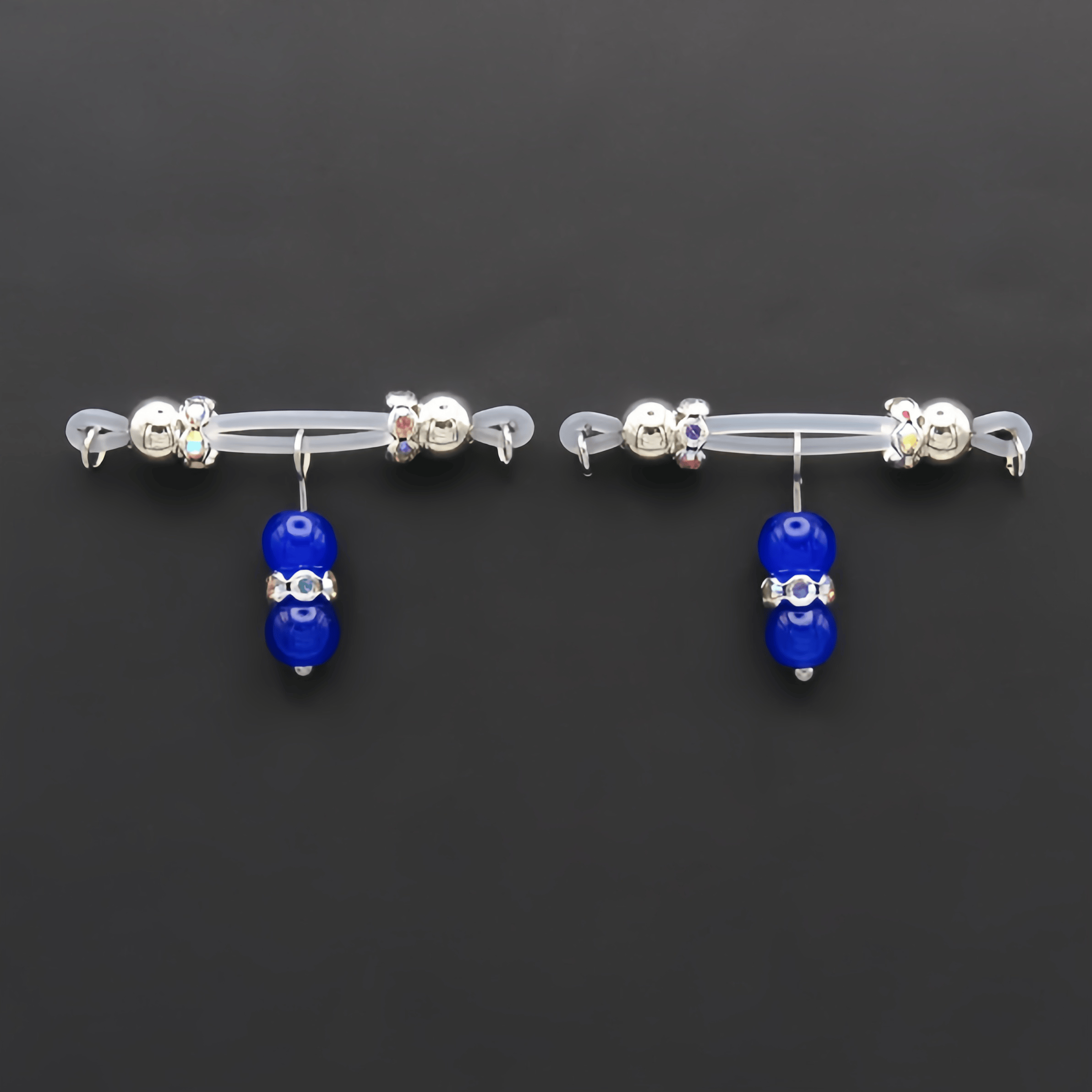  Colorful Barbell Charm  Nipple Rings