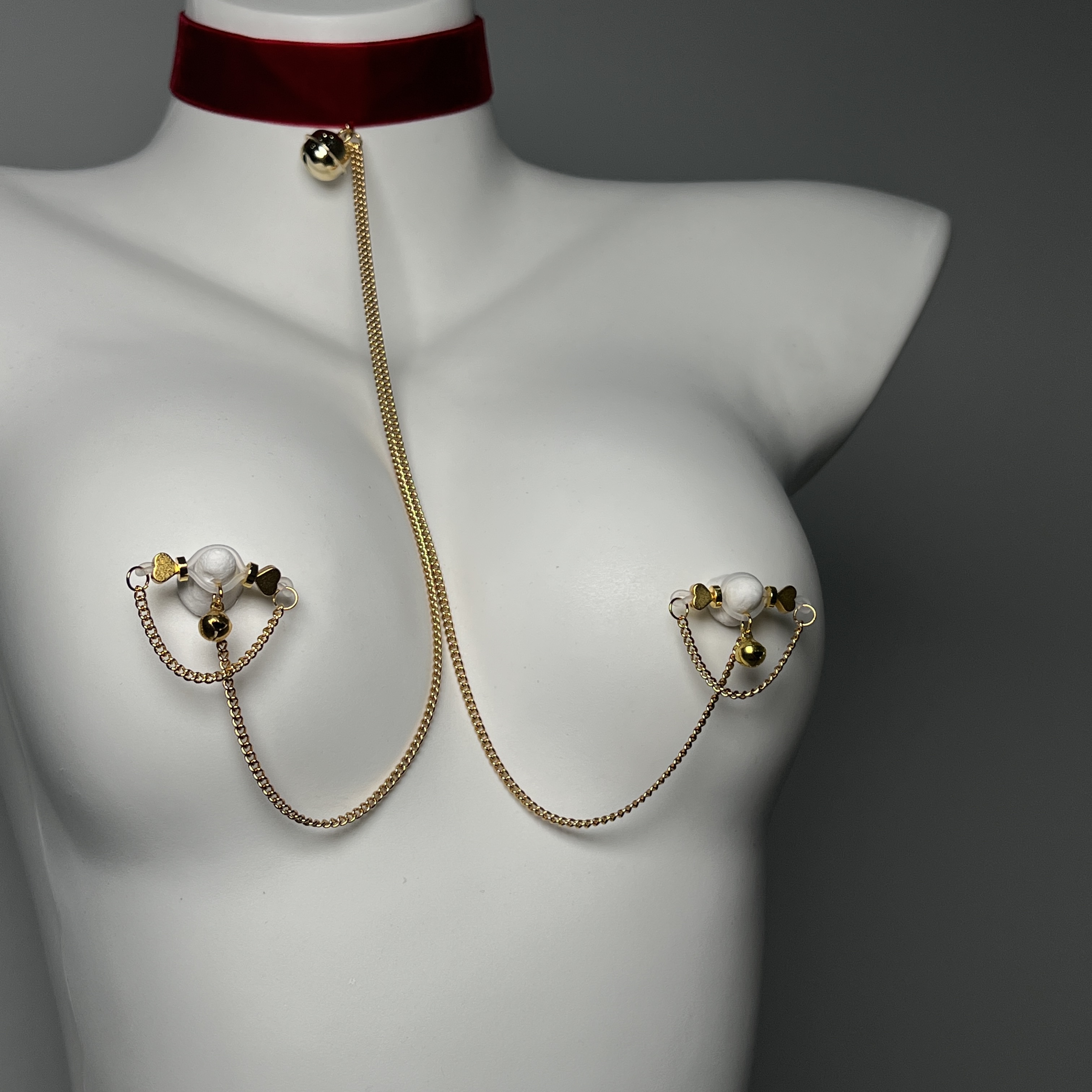 Winter Crown Nipple Chain
