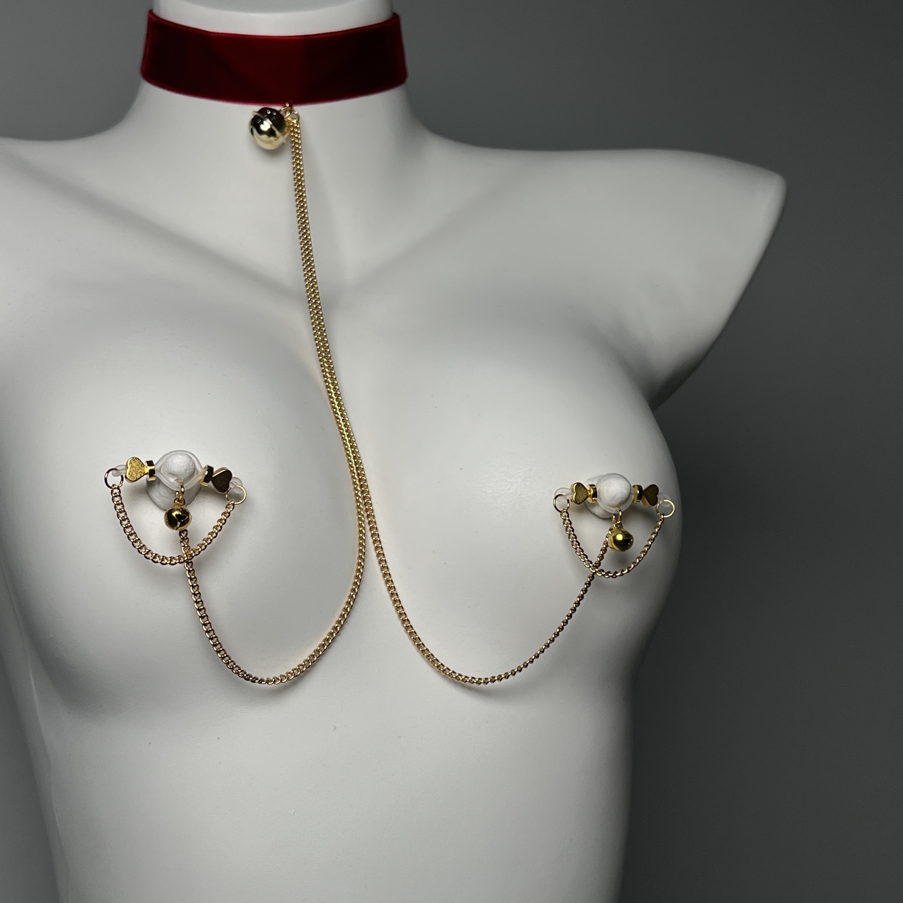 Winter Crown Nipple Chain