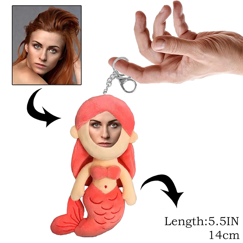 DIY photo doll pendant backpack keychain-Thyye