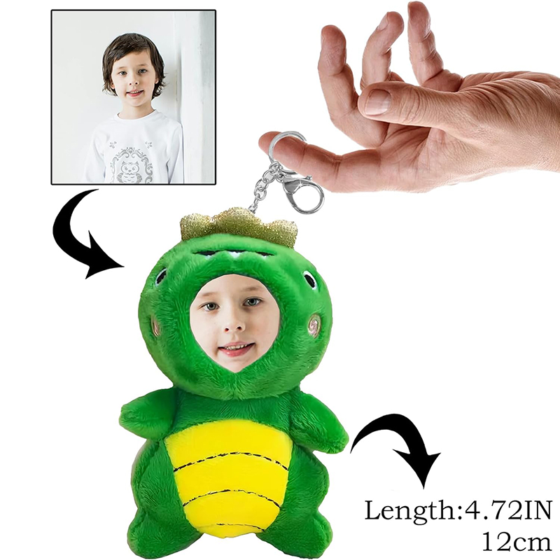 DIY photo doll pendant backpack keychain