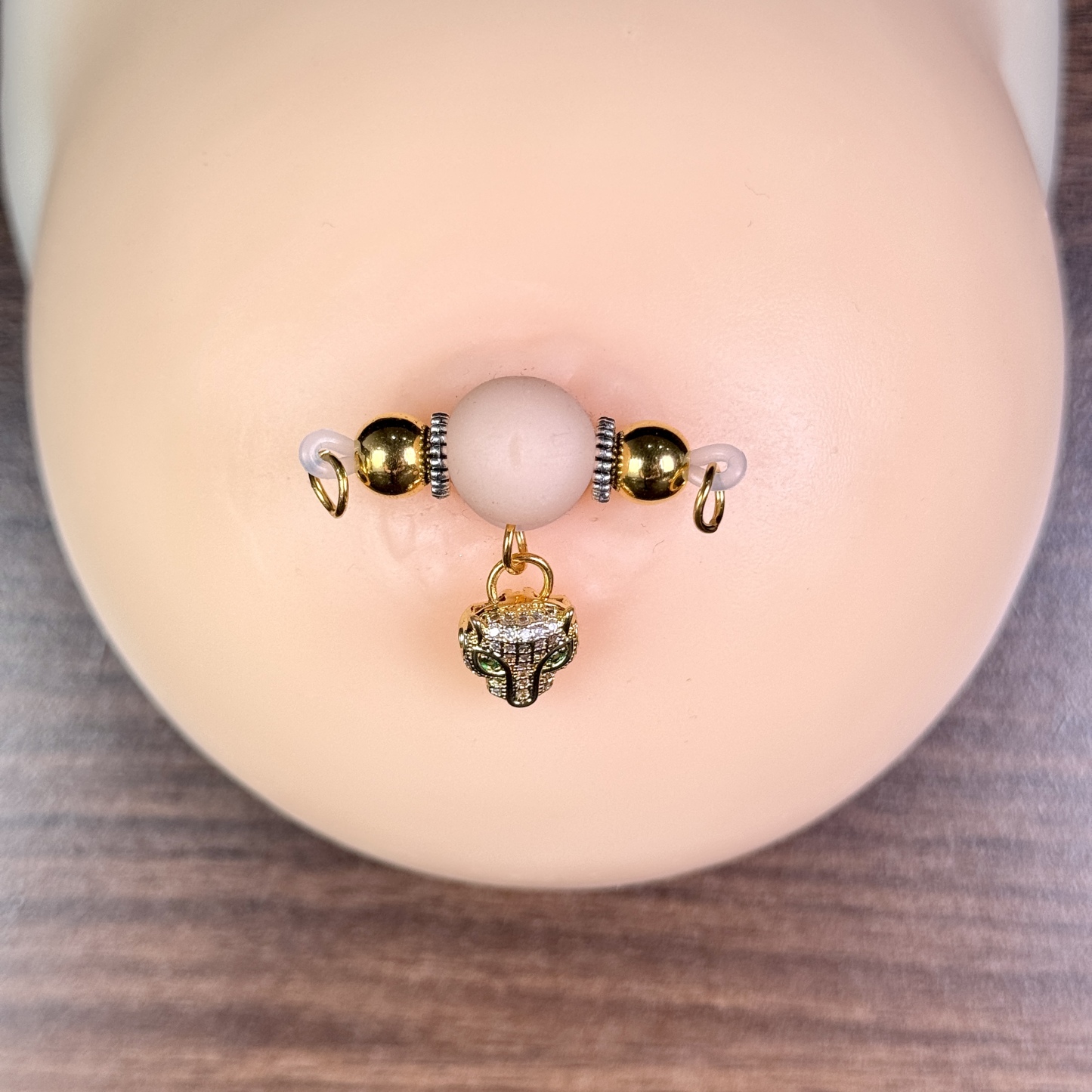 Midnight Gold Beast Nipple Jewelry