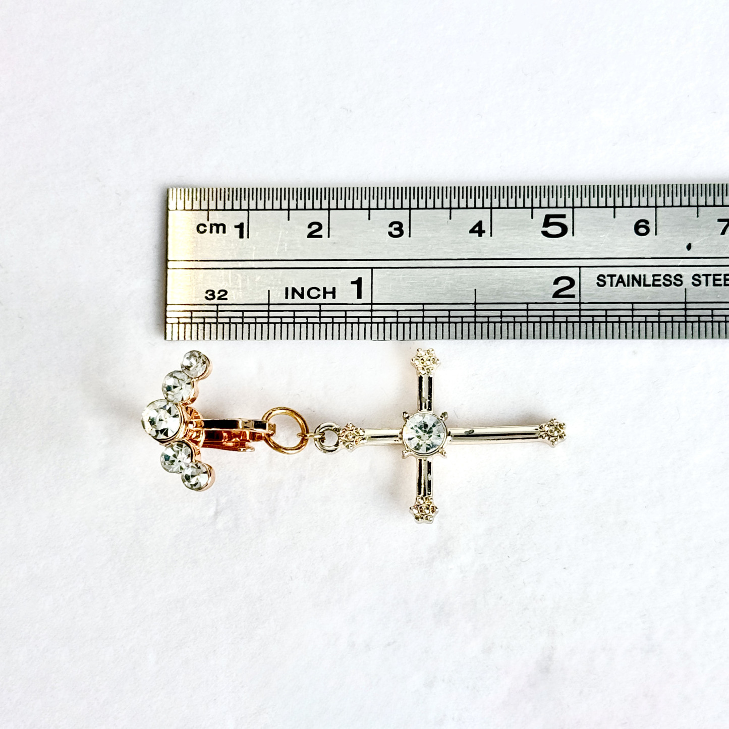 Luna Crystal Cross Navel Clip™