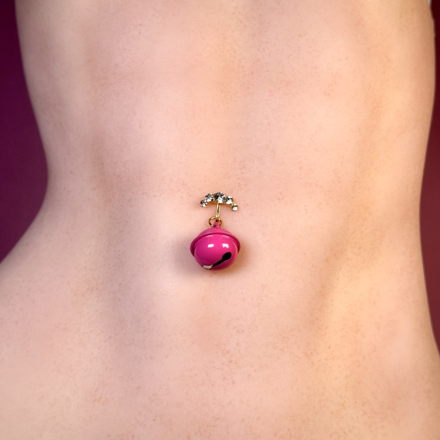 Luna Pink Bell Navel Clip™