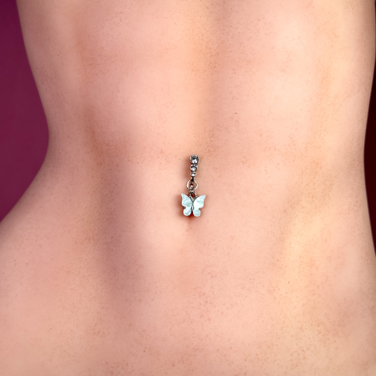 Butterfly Dream Faux Belly Button Ring