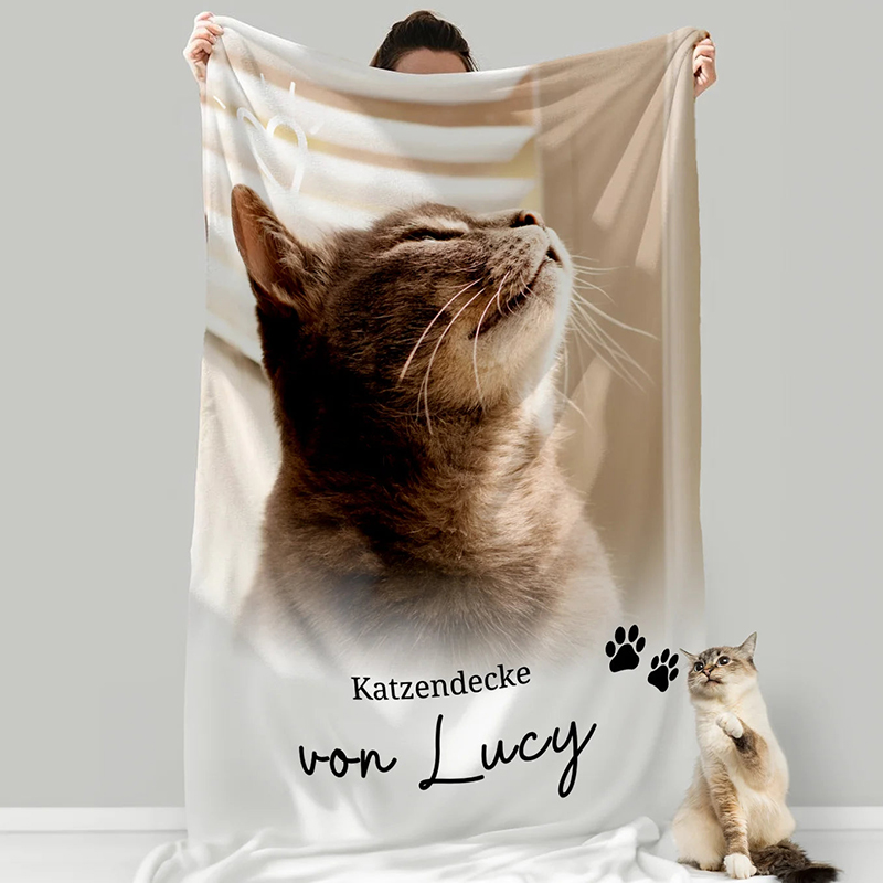 Custom cat blankets-Thyye