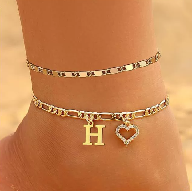 Custom Zircon Pendant Anklet