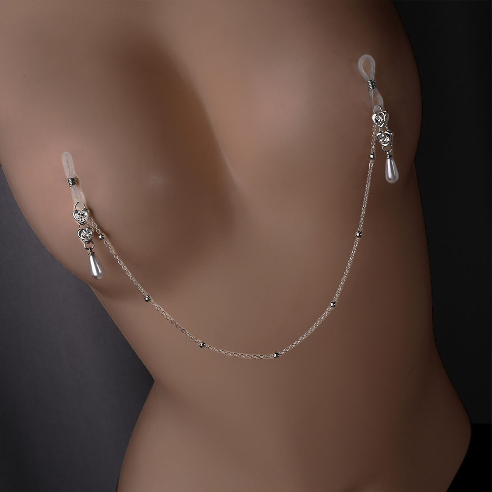Pearl pendant nipple chain