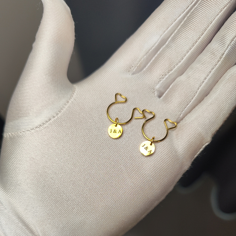 🔠Customized round letter nipple clamps-Thyye