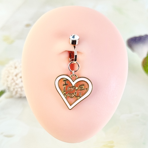Luna Love You Heart Navel Clip™