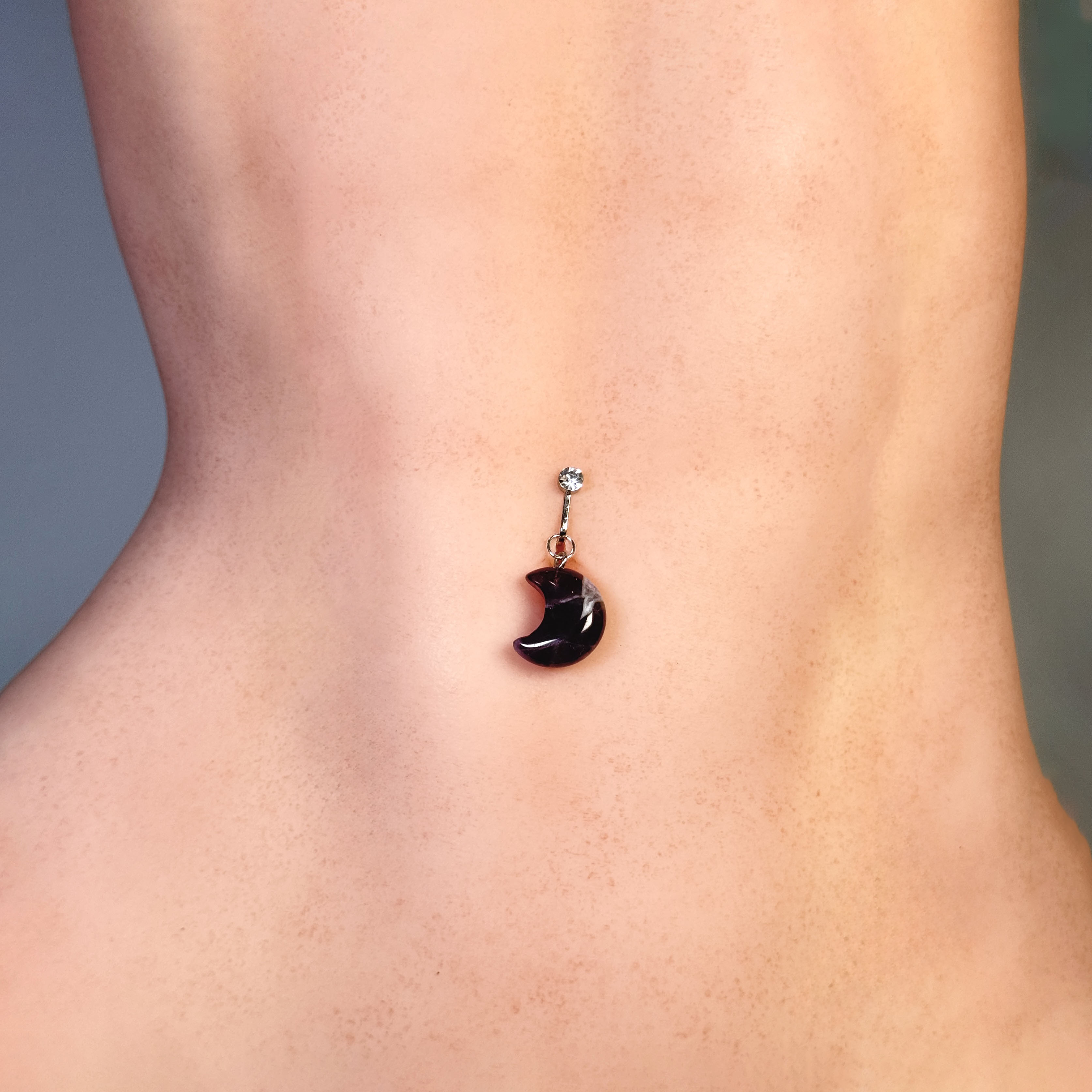 Moon Goddess Non-Piercing Navel Jewelry