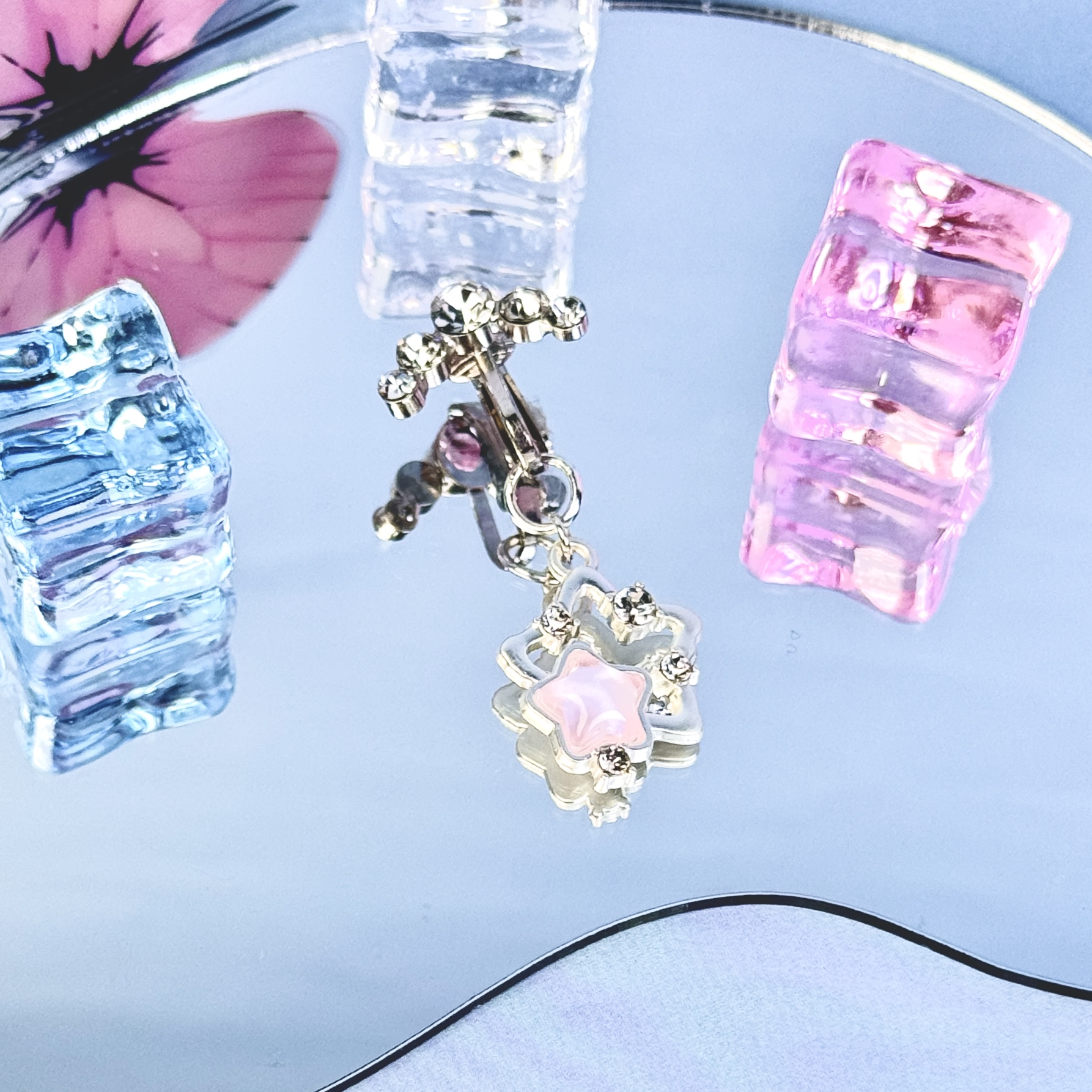 Fairy Star Crystal Non-Piercing Navel Clip