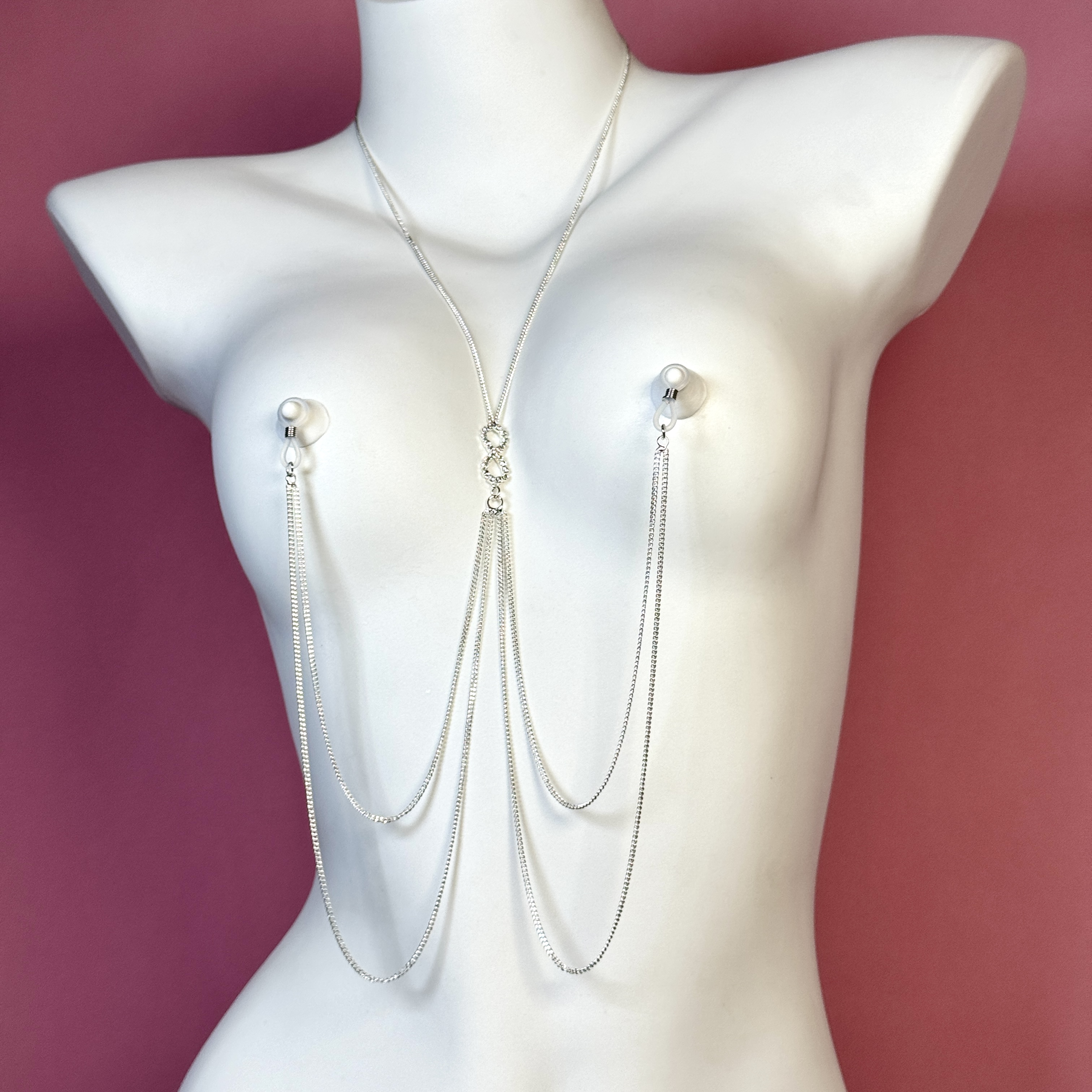 Silver Goddess Body Chain