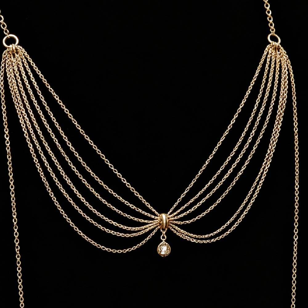 Layered Bra Body Chain
