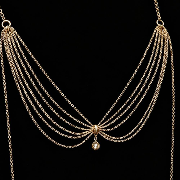 Layered Bra Body Chain