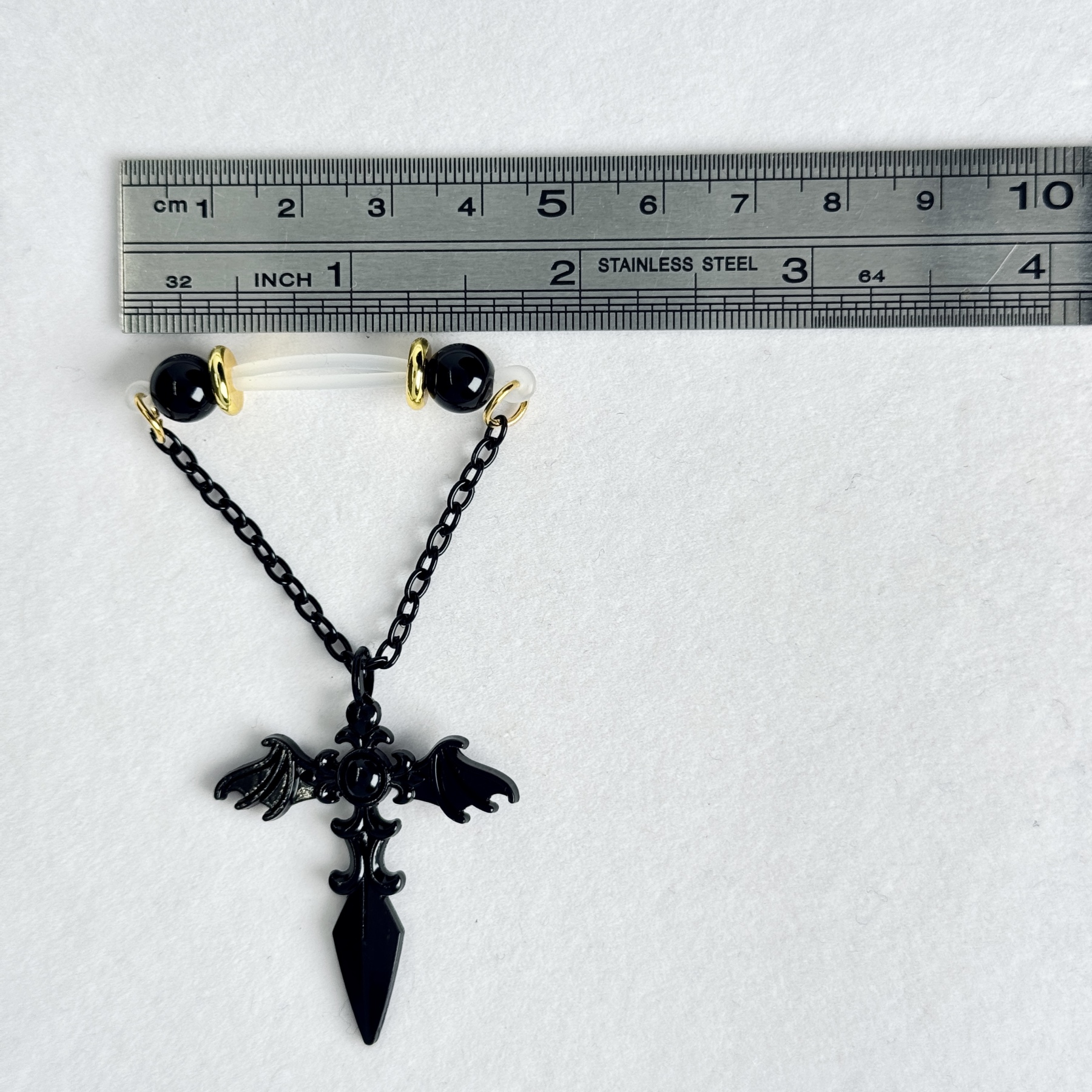 Midnight Bat Wing Nipple Clips