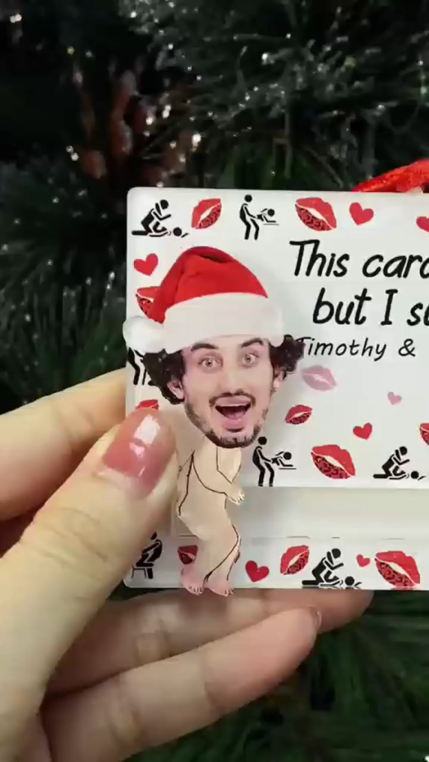 Christmas prank postcards
