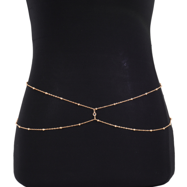 Double-layer waist chain