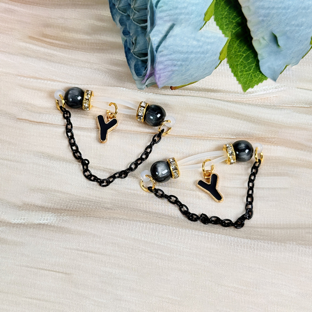 Customizable Letter Nipple Clamps