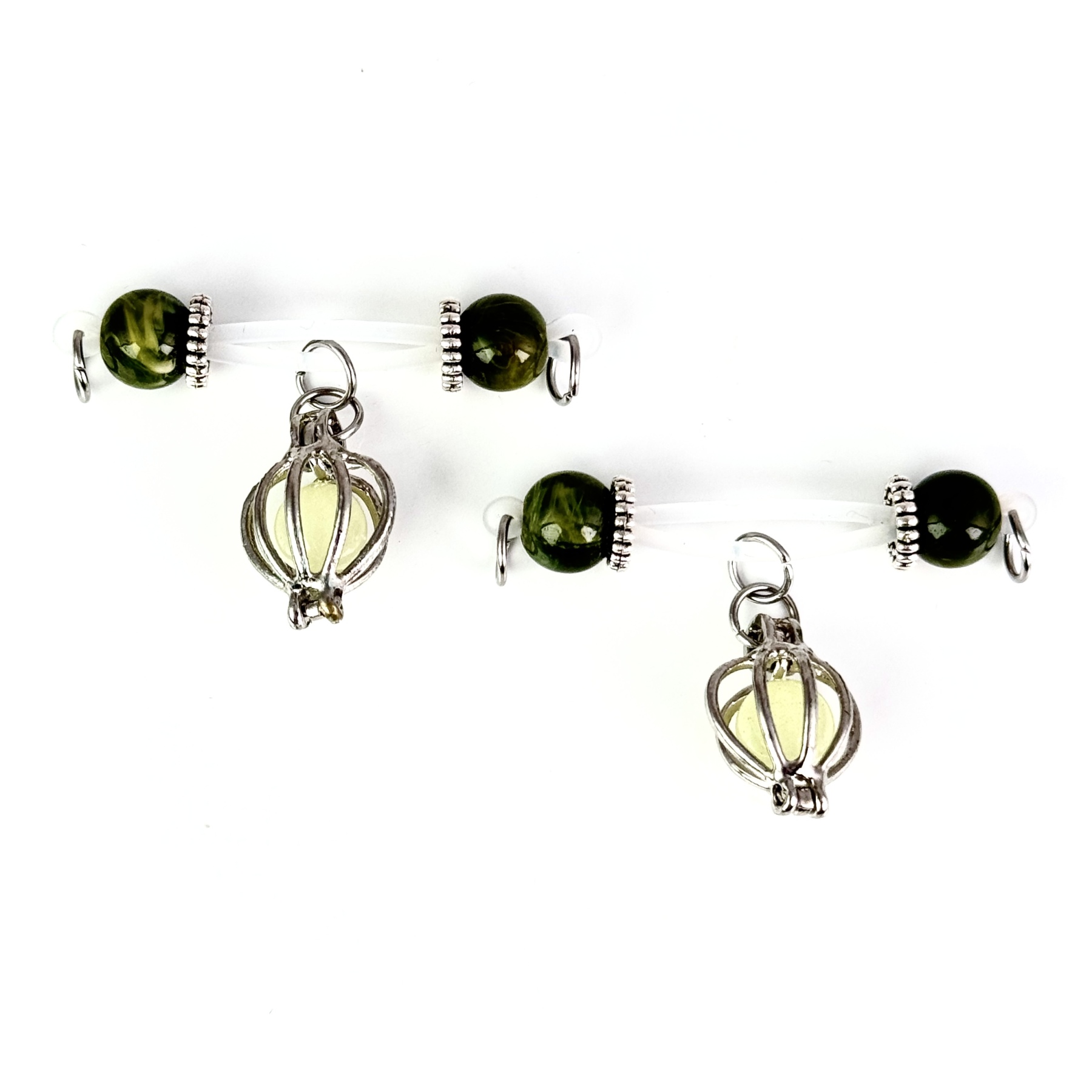 Forest Witch Crystal Charm Nipple Ring