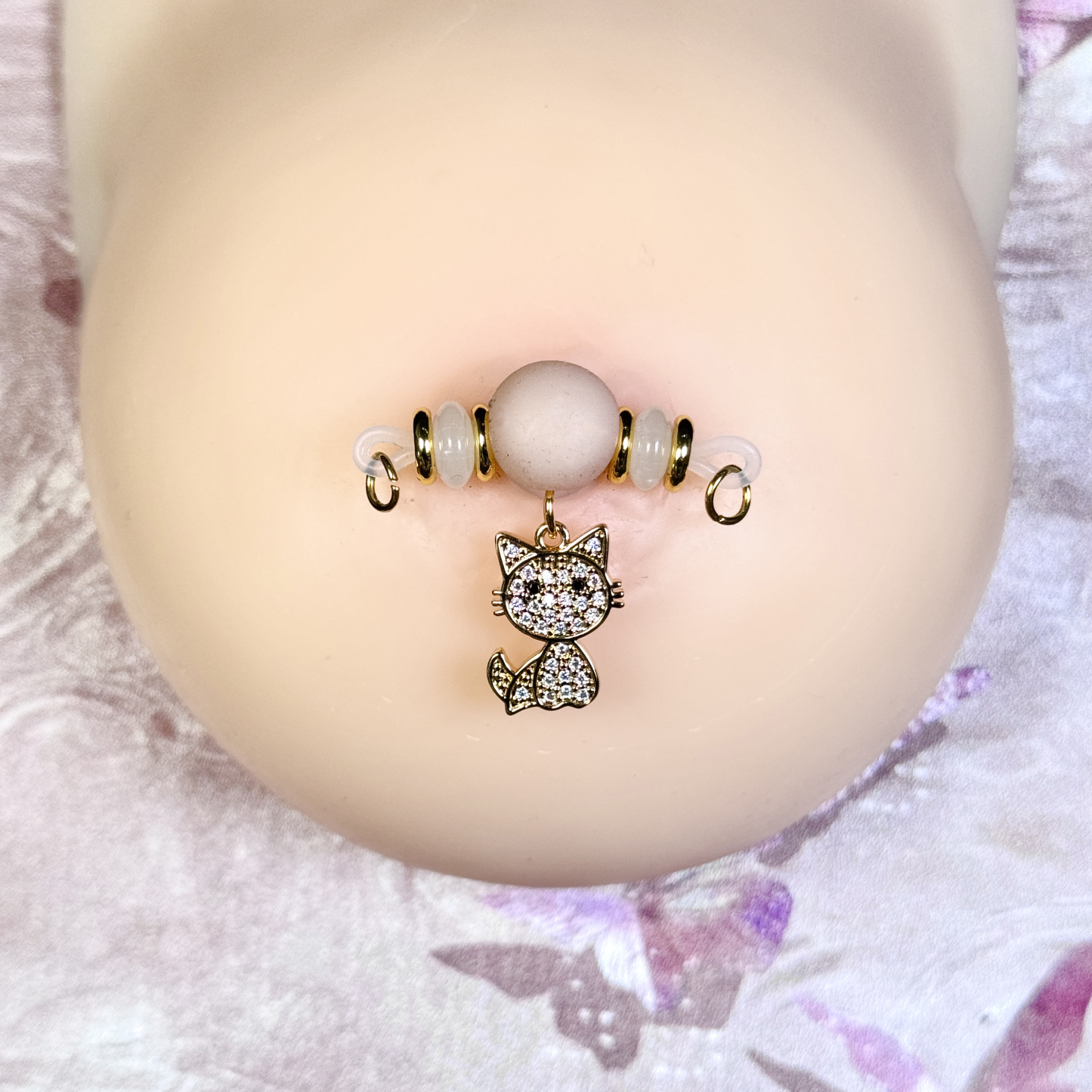 Golden Kitty Nipple Clamps
