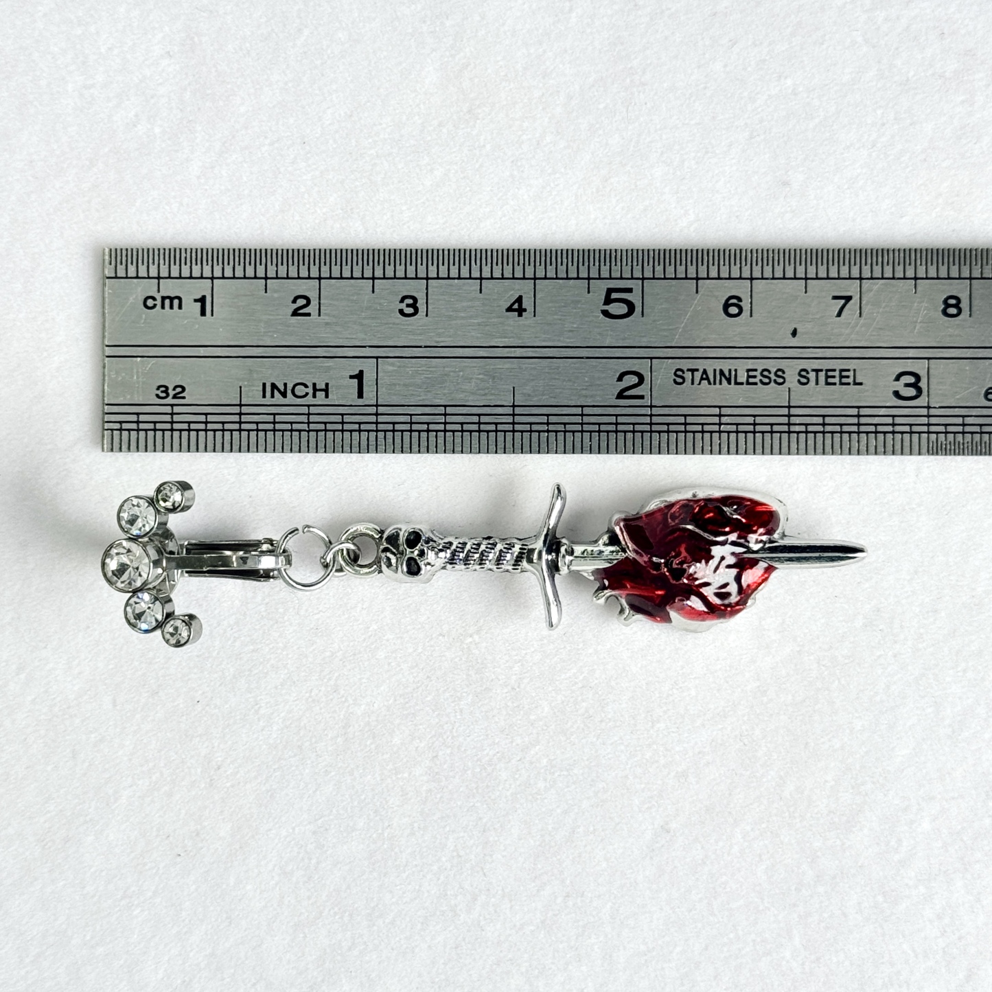 Bloody Love Dagger Navel Charm
