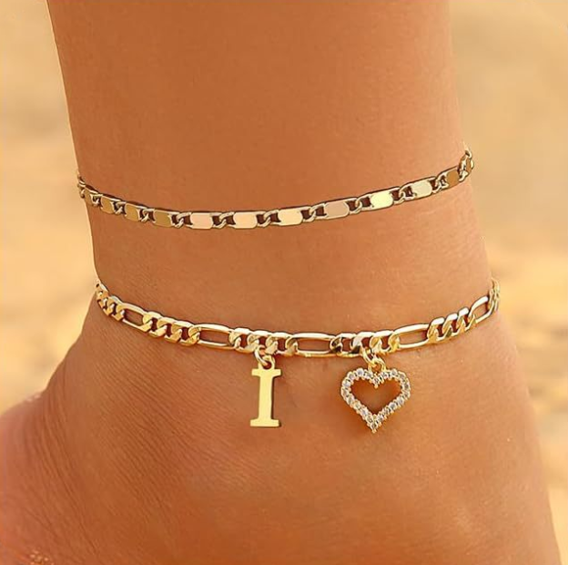 Custom Zircon Pendant Anklet