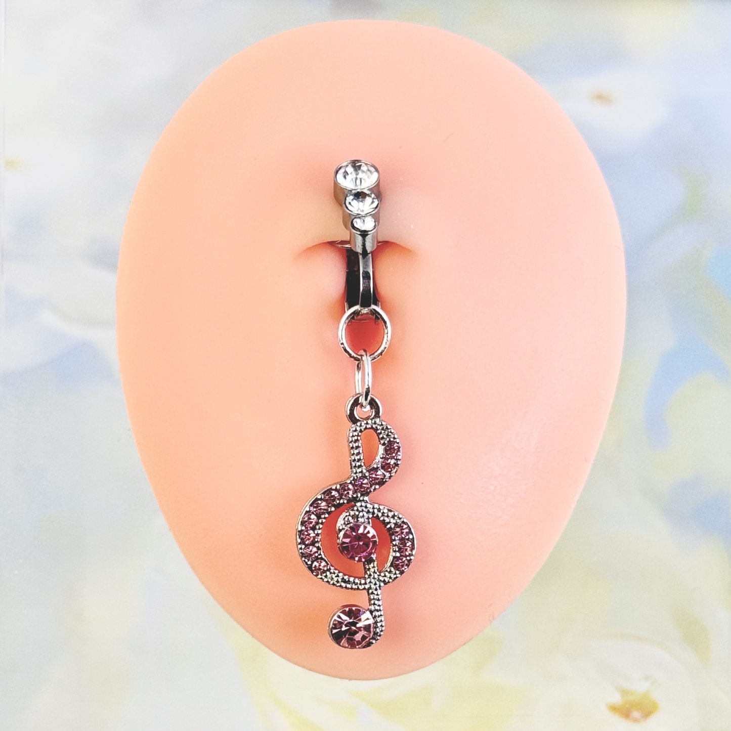 Melody Crystal Non-Piercing Navel Clip