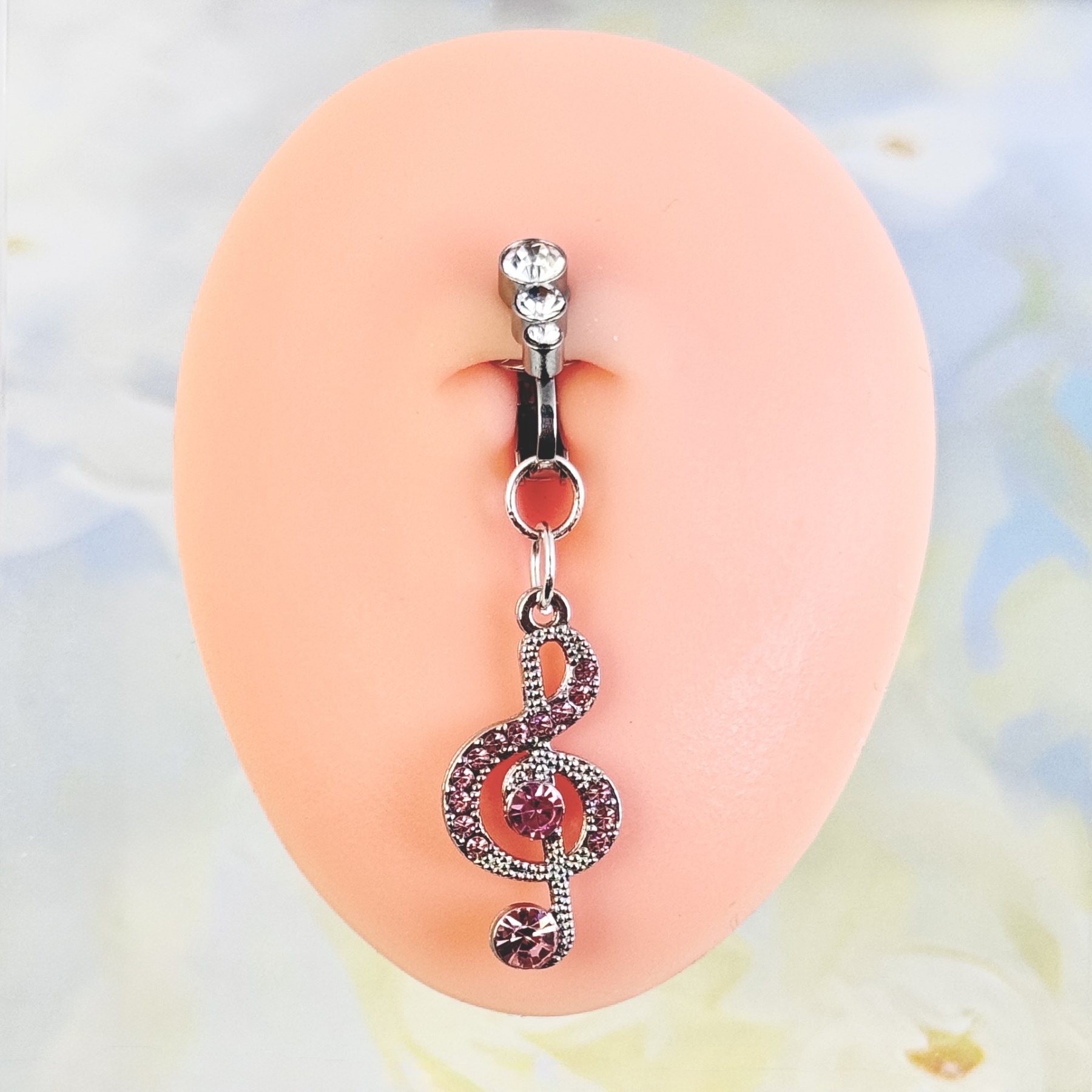 Melody Crystal Non-Piercing Navel Clip