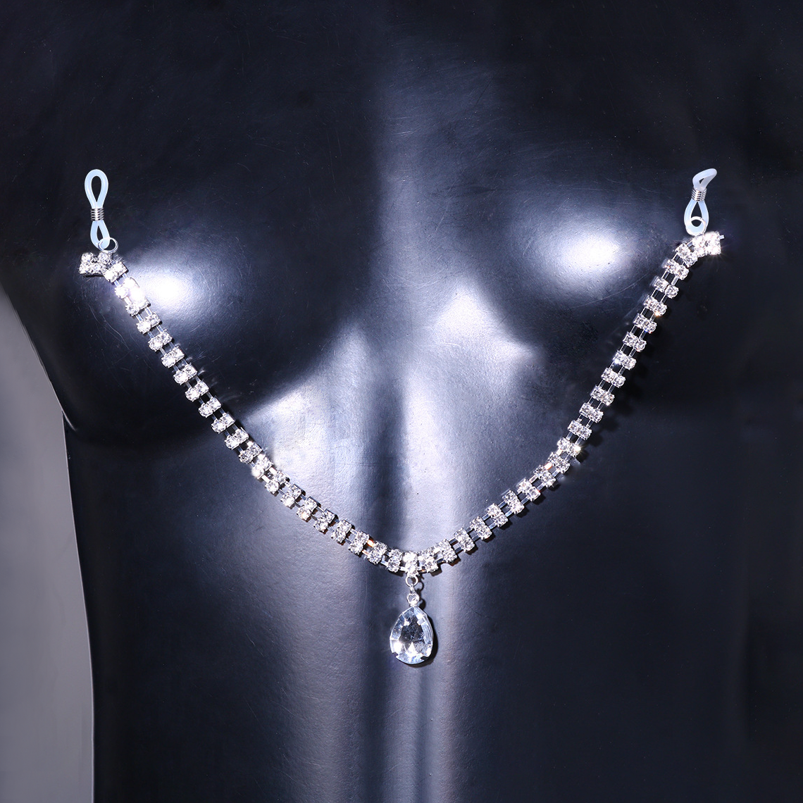 Non-piercing chest chain