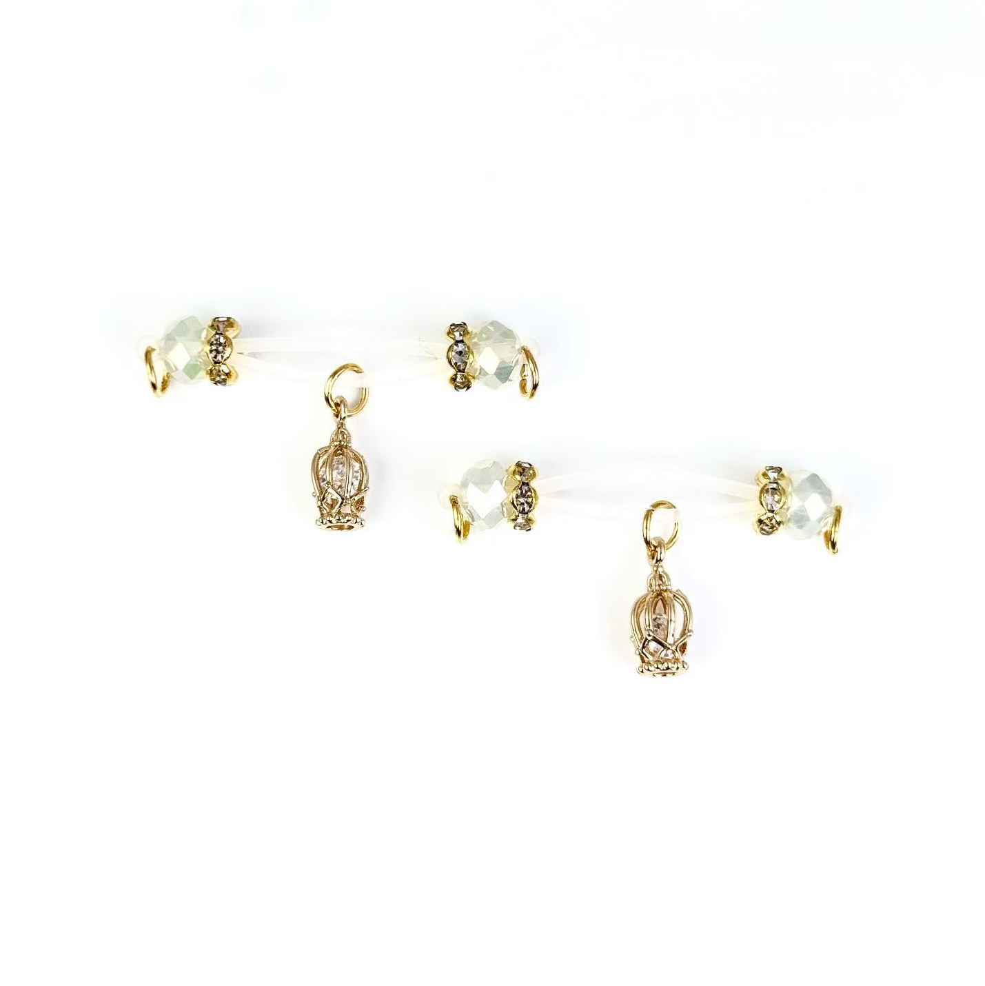 Crystal Queen Pendant Nipple Clamps