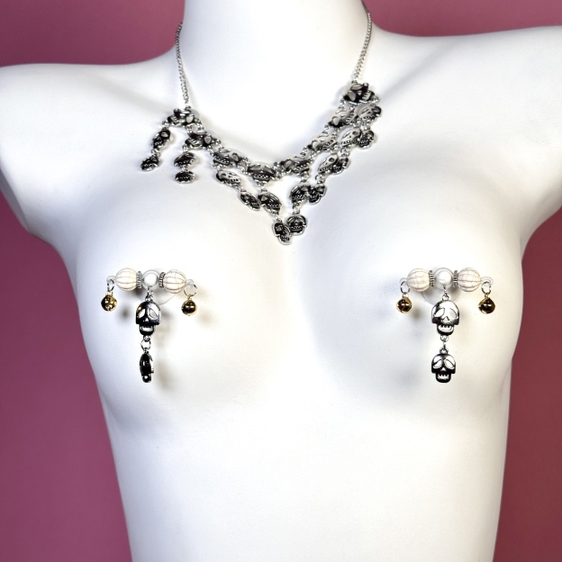 Dark Skull Choker Set