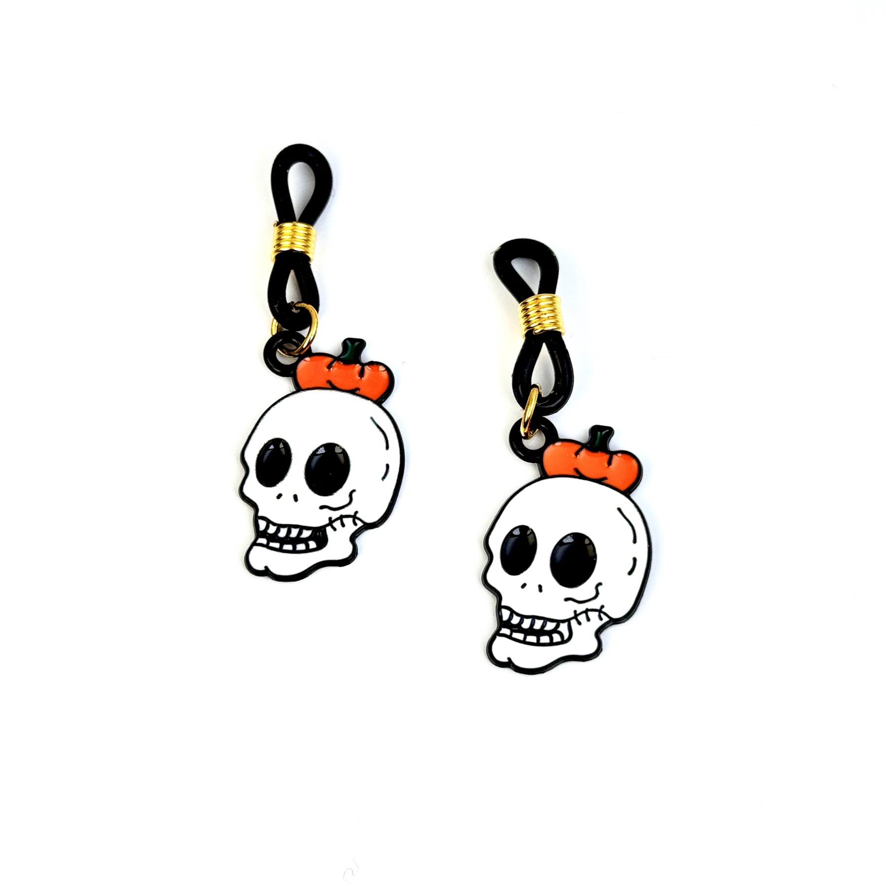 Pumpkin Skull Halloween Non-Piercing Nipple Jewelry