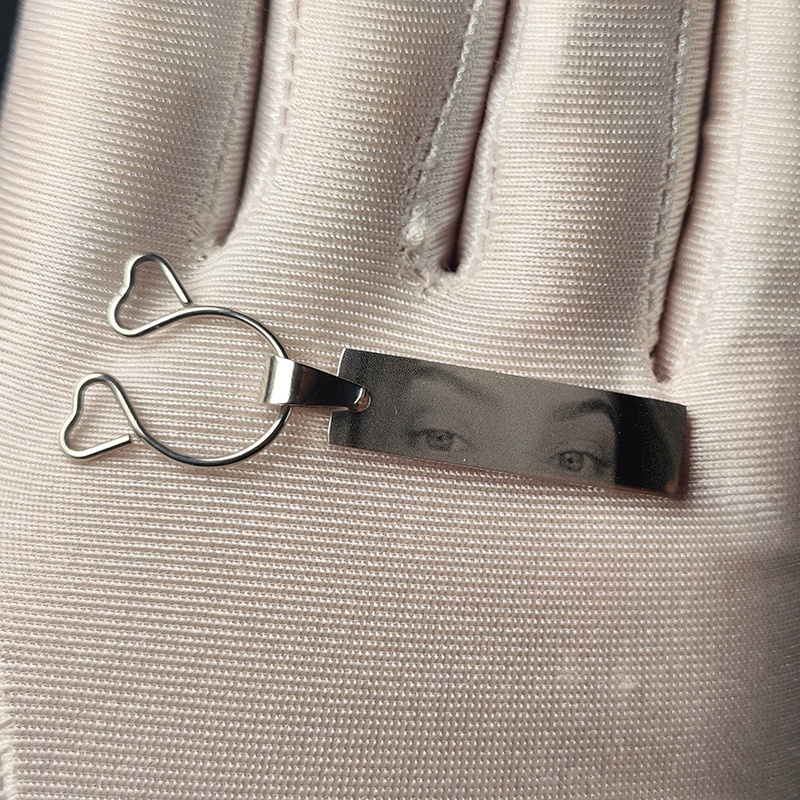 Personalized engraved eye picture nipple clamp-Thyye