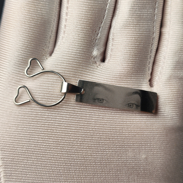 Personalized engraved eye picture nipple clamp-Thyye