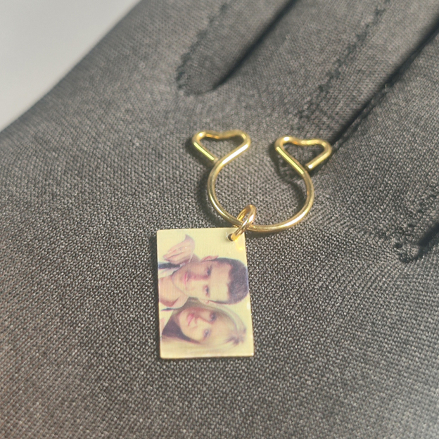 Customized color picture pendant nipple clamp-Thyye