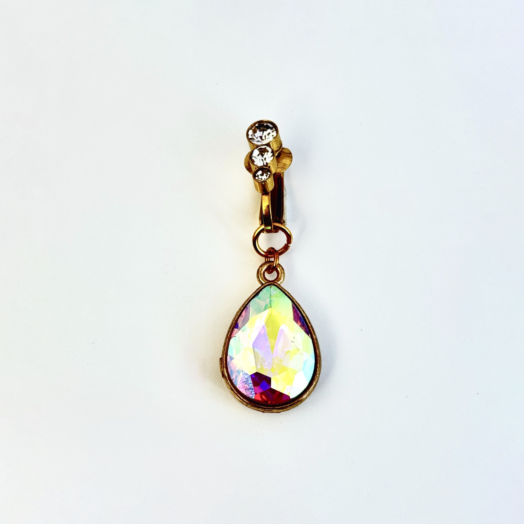 Aurora Crystal Drop Navel Clip™