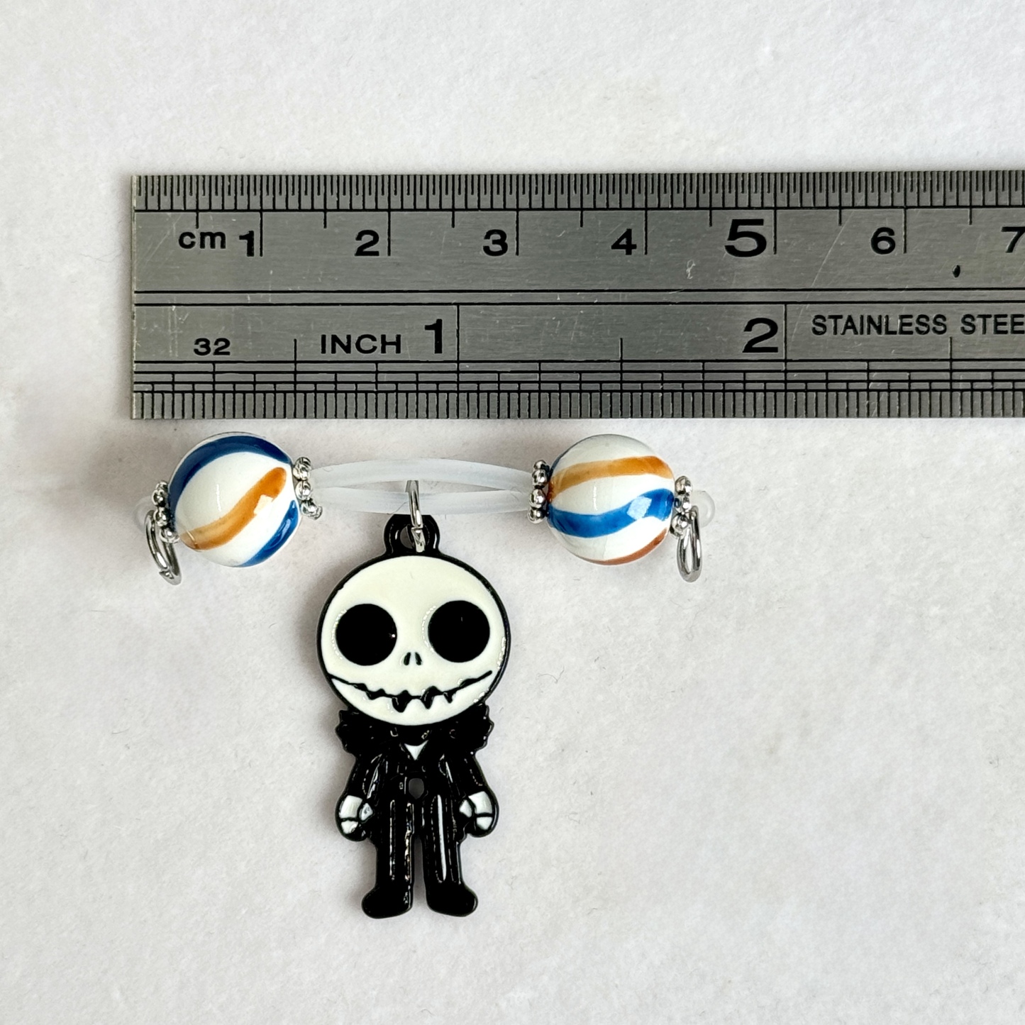 Cute Skull Doll Halloween Nipple Jewelry