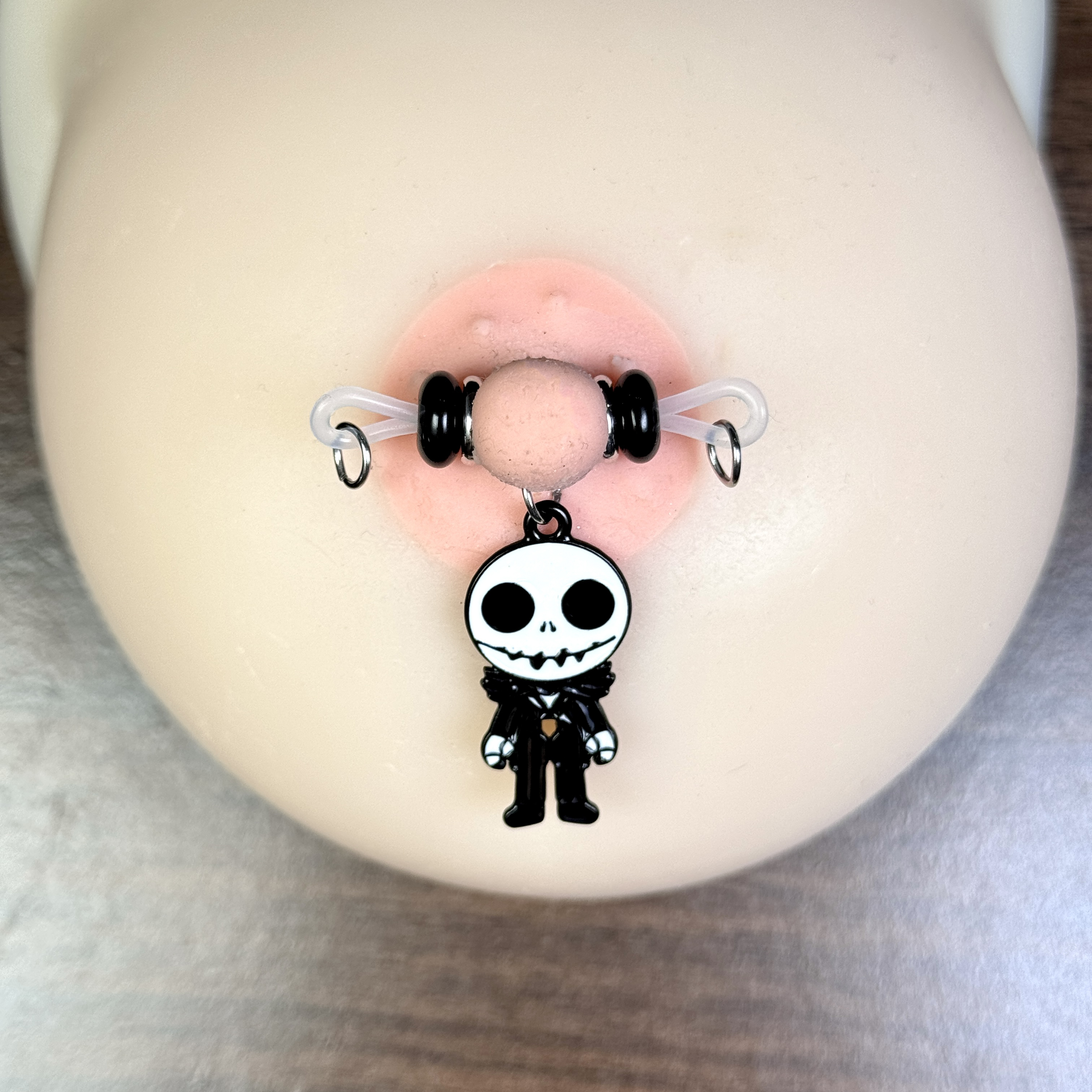 Jack Skull Nipple Clamps