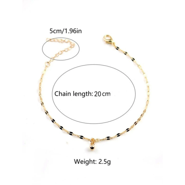 Minimalist Energy Anklet