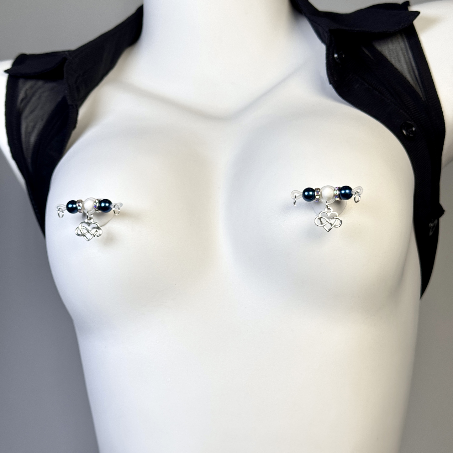 Heart of Eternity" Non-Piercing Nipple Jewelry