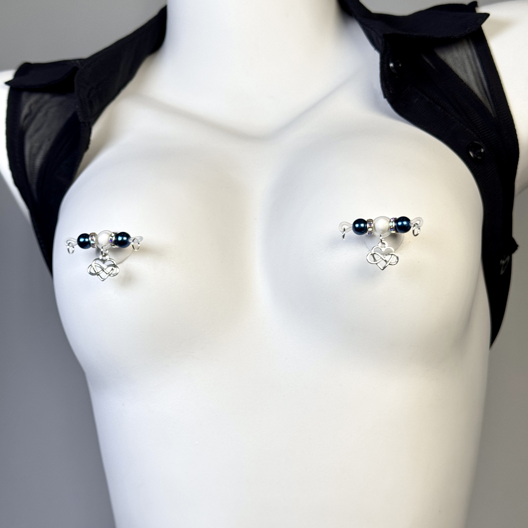 Heart of Eternity" Non-Piercing Nipple Jewelry