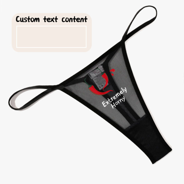 Custom Low Rise Thong Mesh Briefs-Thyye