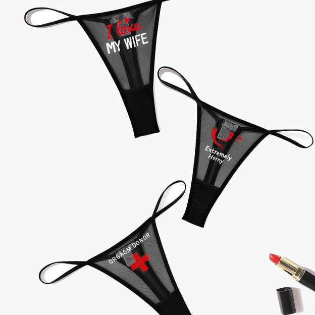 Custom Low Rise Thong Mesh Briefs-Thyye